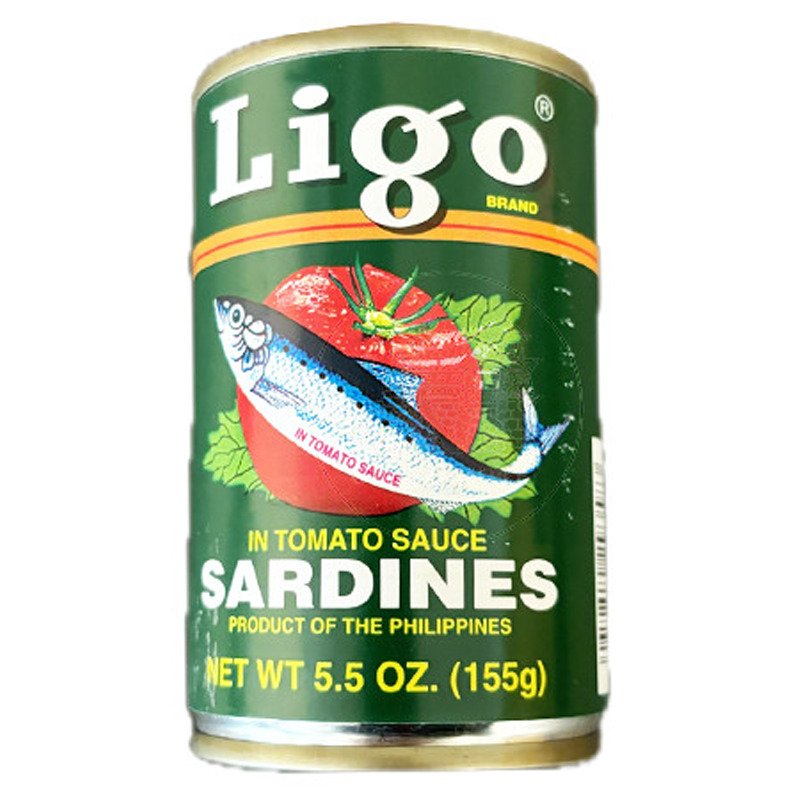 [502679/5S0135] SARDINA TOMATE(VERDE) *LIGO* 菲番茄砂丁鱼 155g/100