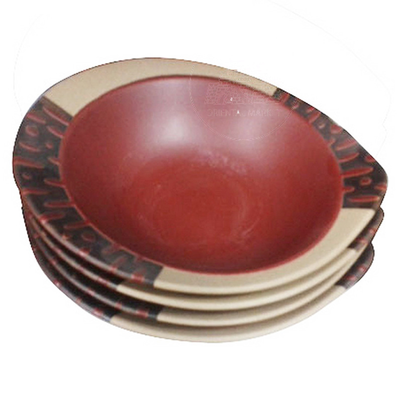 [900745/CJ0505] CUENCO LLANO ROJO  5吋赤色浅碗 /180