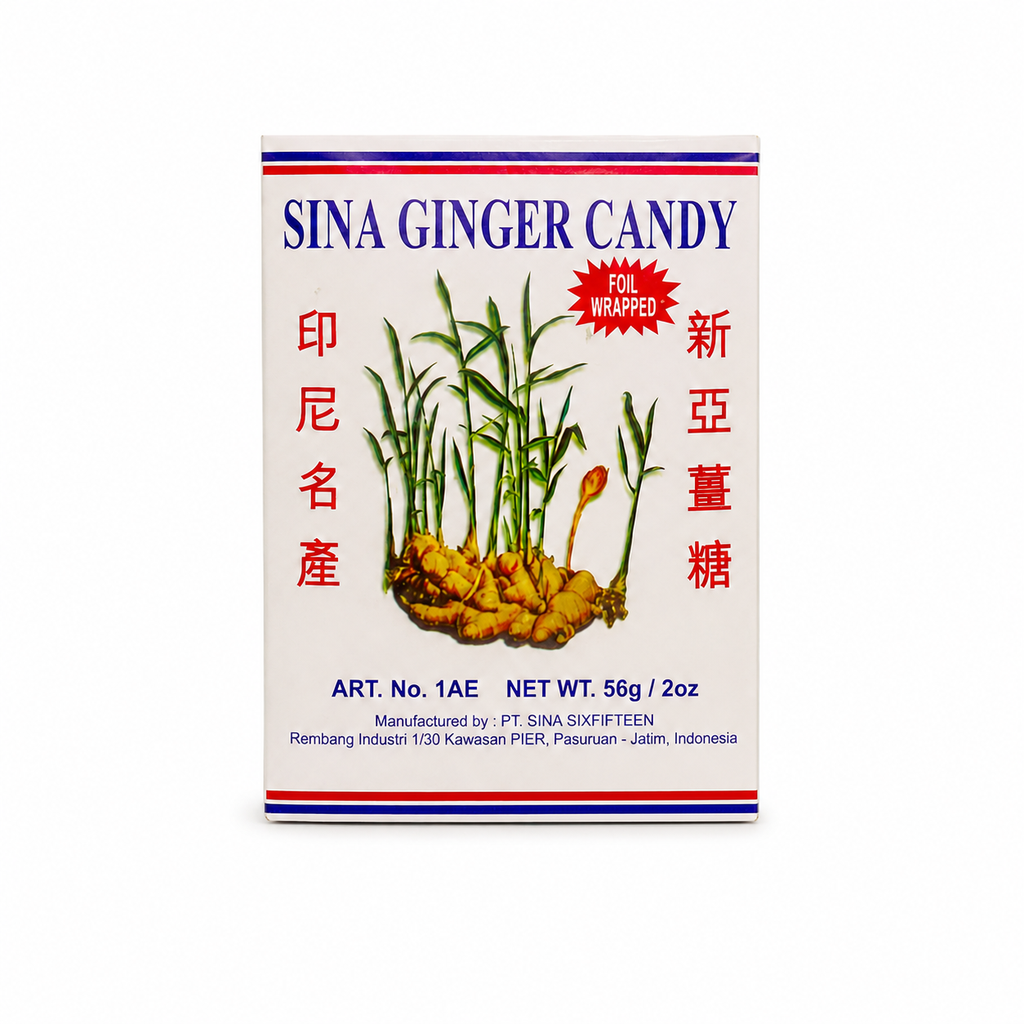 [501836/5C0613] CARAMELO JENGIBRE ORIGINAL  新亚印尼原味姜糖盒包 56g/(25uX12)/300