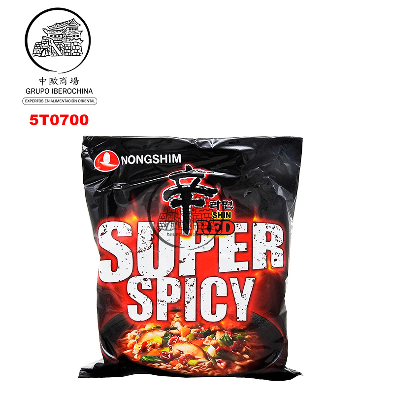 FIDEOS DE SUPER SPICY *NONGSHIM* 农心辛特辣面 120g/20