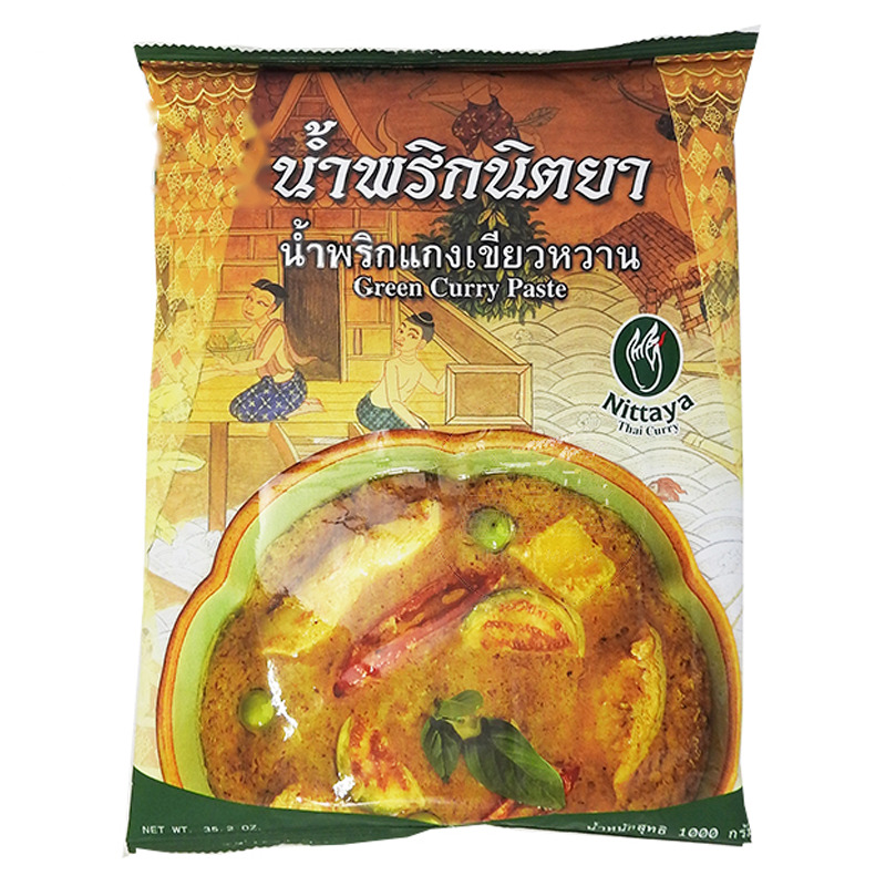 [502951/613008] PASTA CURRY VERDE *NITTAYA* 绿色咖哩酱 1kg/10
