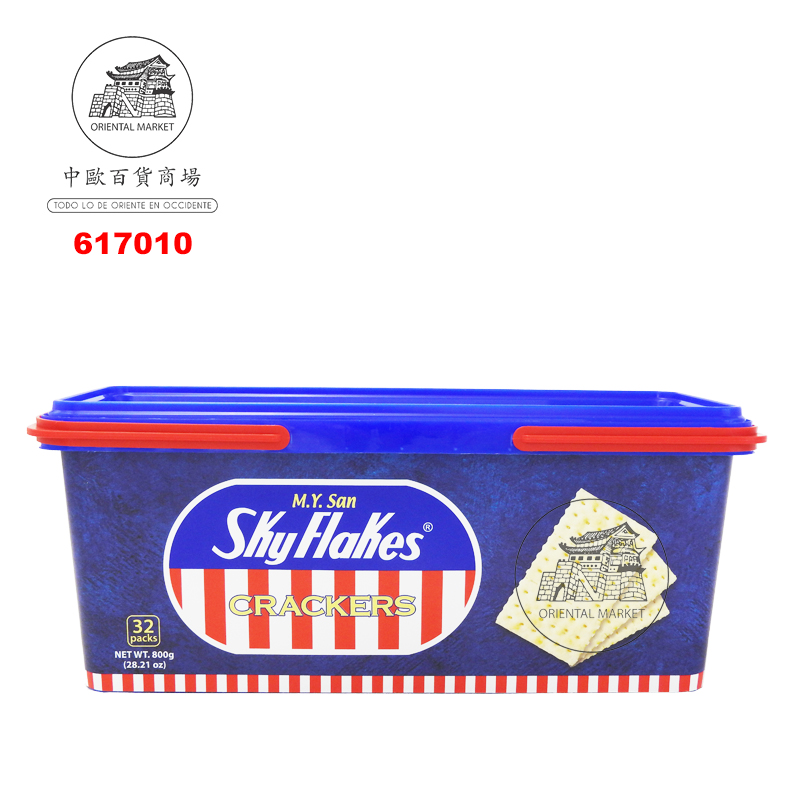 [502981/617010] GALLETA ORIGINAL *SKYFLAKES* 菲律宾饼干 800g/8