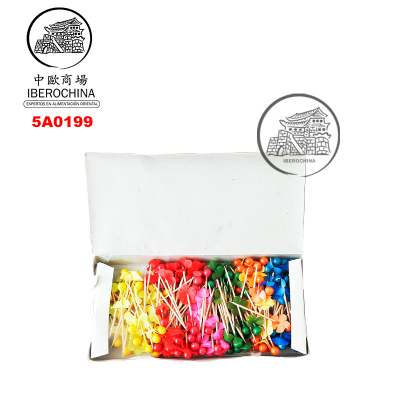 ADORNO POSTRE 彩色圆球签 /100