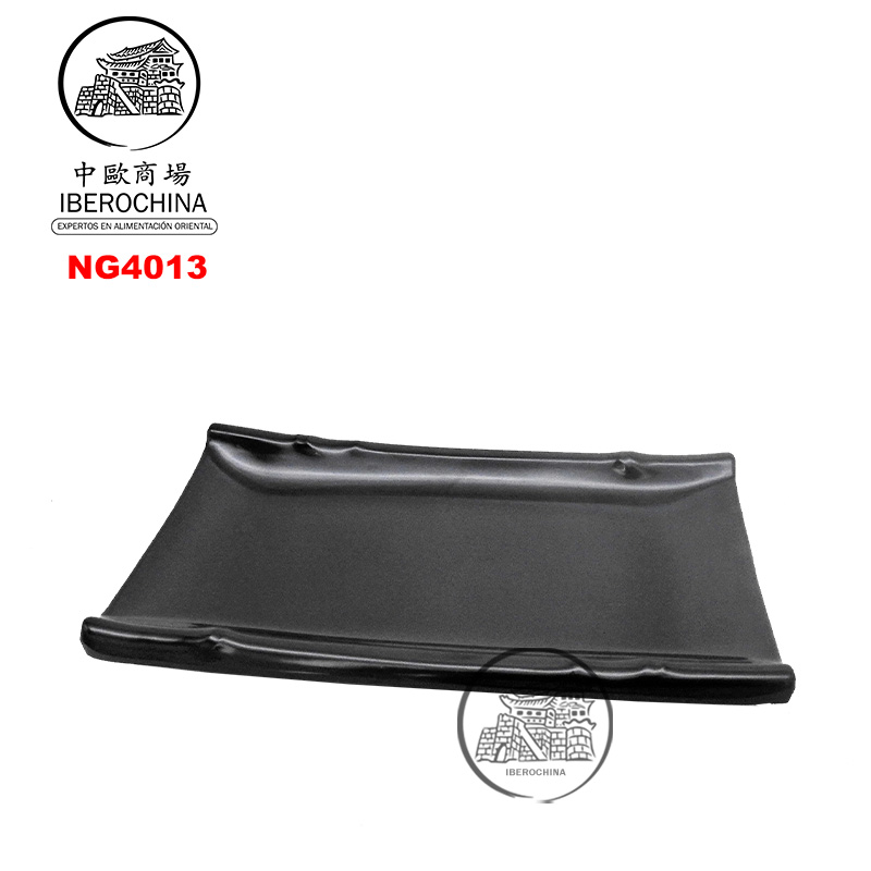 PLATO PARA SUSHI *4013* 塑黑色寿司皿 144
