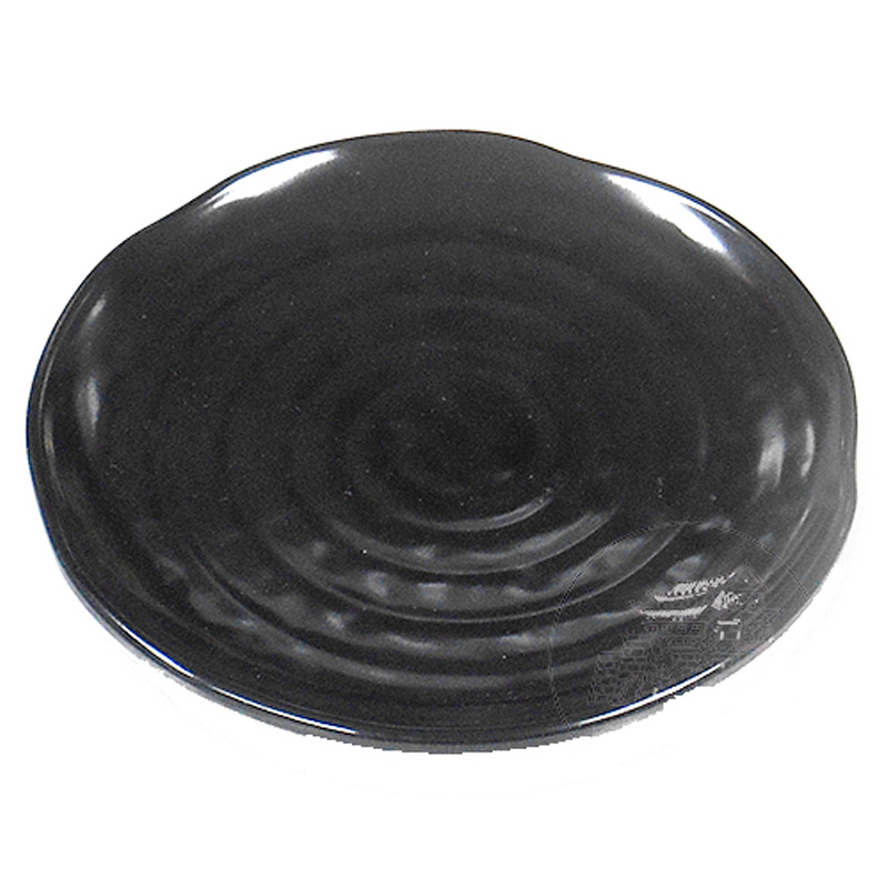 [900888/NG8006] PLATO REDONDO *8006* 塑黑色蟠桃皿 15cm/144