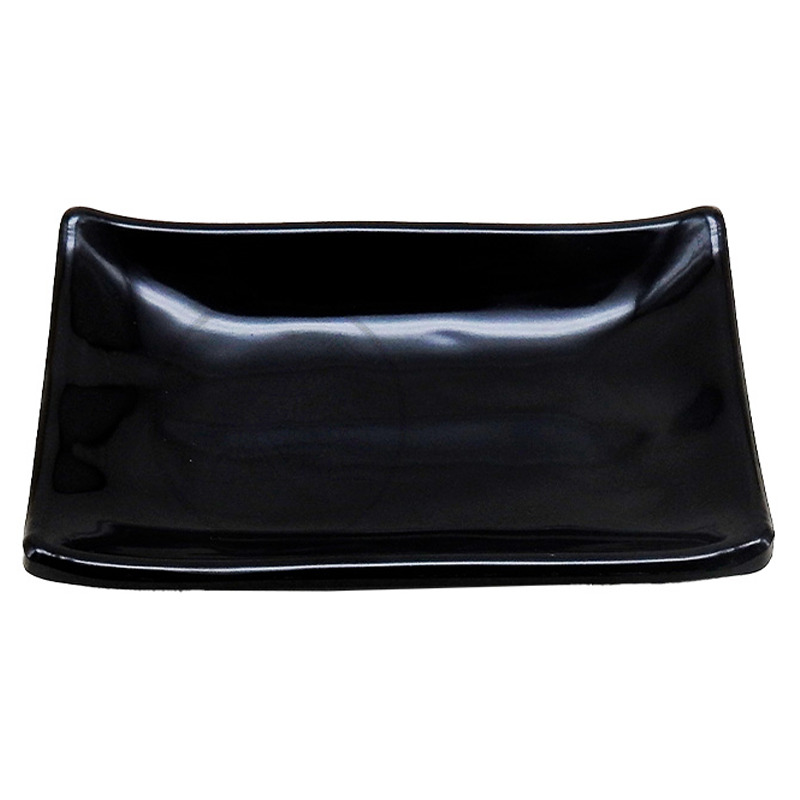 [900896/NG8026] PLATO CUADRADO PARA SALSA  *8026* 塑黑色长方沾酱碟 9cm/240