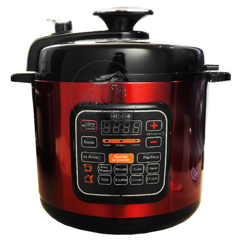 [900248/5A0512] ARROCERA ROJO (1000w) *ZJ5162306* 红色电压力锅 6L/2