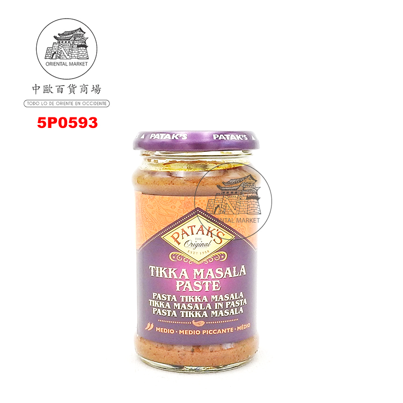 [501181/5P0593] PASTA TIKKA MASALA *PATAKS* 印度咖哩香料酱 283g/6