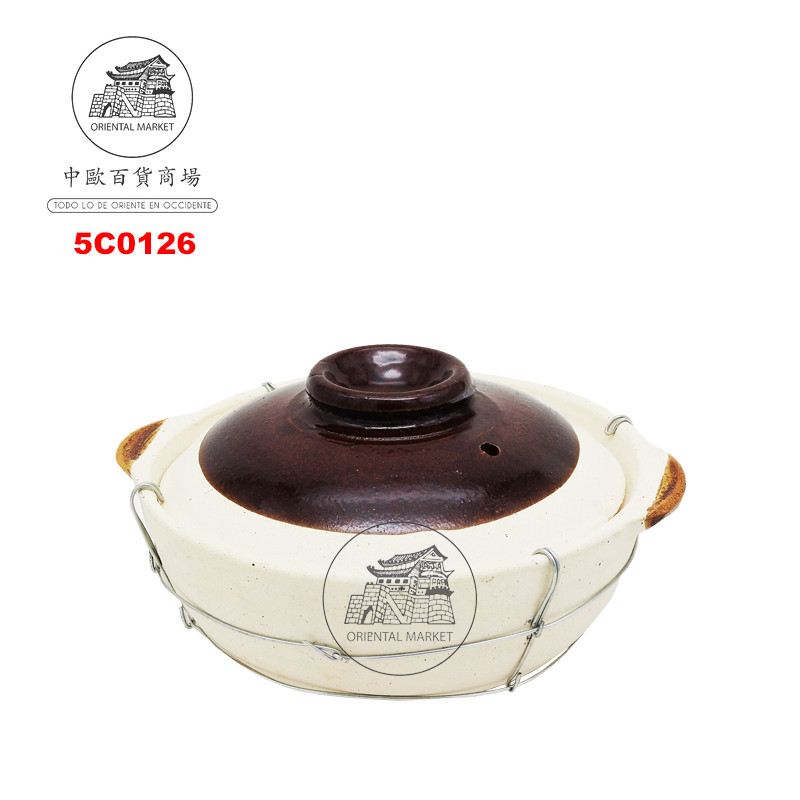 CAZUELA BARRO ALAMBRE 圆底带铁丝沙煲 16cm/24