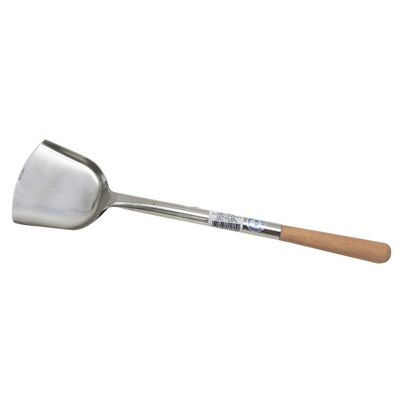[900296/5C0490] CUCHARON ESPATULA GRUESO (4#) 鹰牌木柄(长)加厚铲