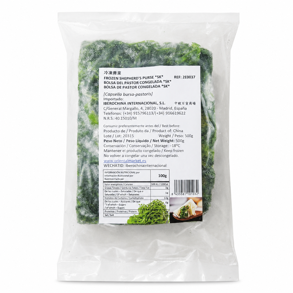 [200525/2E0037] CAPSELLA CONGELADA *SUSHI KING* 寿司王冻荠菜 500g/20
