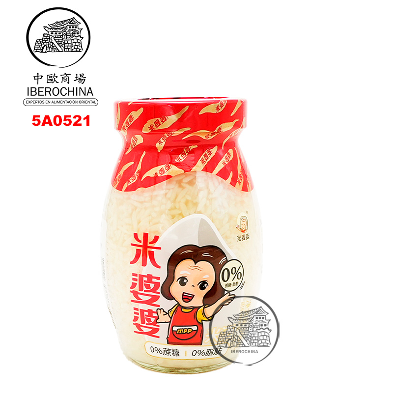 ARROZ GLUTINOSO FERMENTADO (0,5%) 米婆婆米酒酿 500g/8