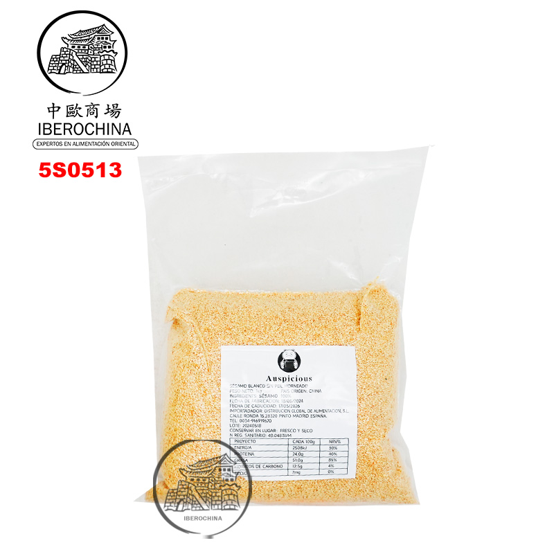 SESAMO BLANCO TOSTADO 烤白芝麻 1kg/10