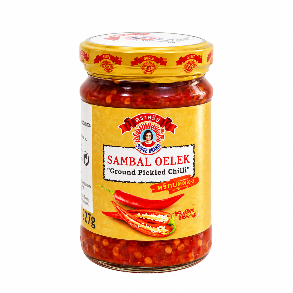[502561/5S0224] SALSA PICANTE SAMBAL *SUREE* 素丽叁巴辣椒酱 227g/24