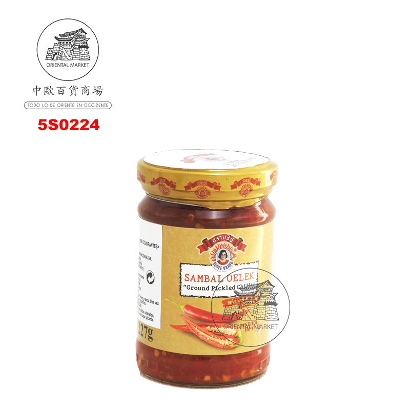 SALSA PICANTE SAMBAL *SUREE* 素丽叁巴辣椒酱 227g/24