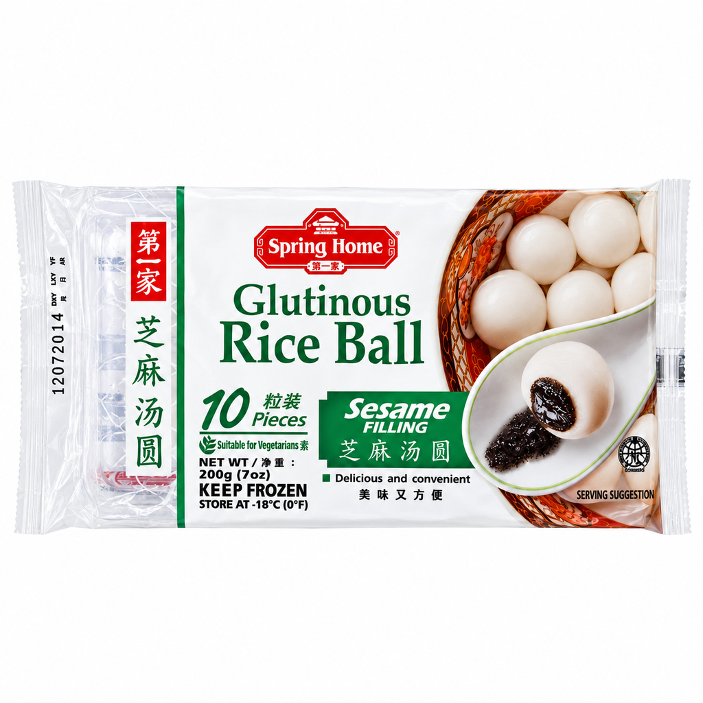 [200382/2B0006] BOLA ARROZ SESAMO CONGELADA *SPRING HOME* 第一家冻芝麻汤圆 200g/24