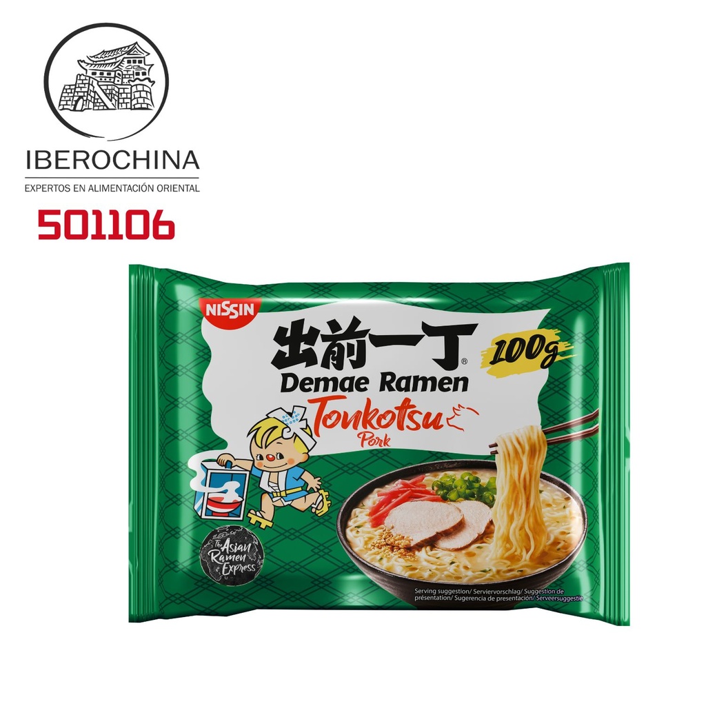 RAMEN TONKOTSU *NISSIN* 豚骨面 100g/30