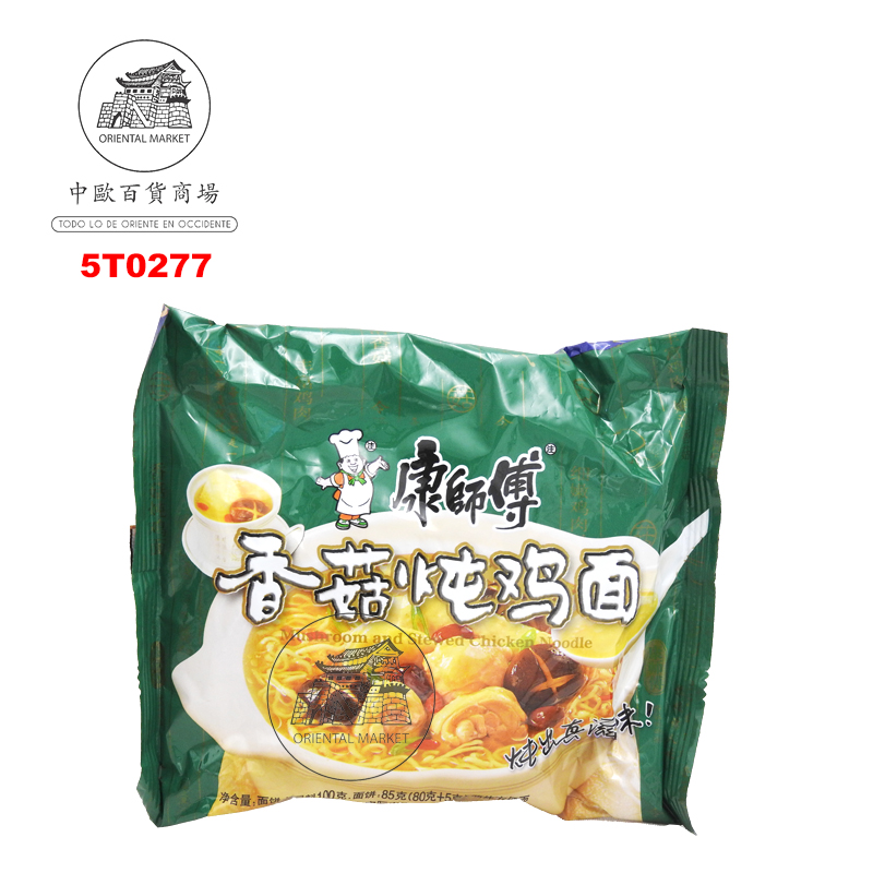 FIDEOS DE POLLO CHAMPIÑON *MASTER KONG* 康师傅香菇炖鸡袋面 101g/24