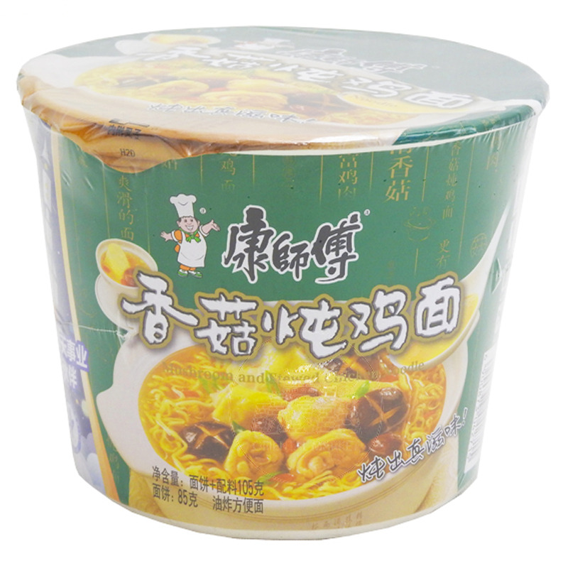FIDEO BOWL POLLO *KANGSHIFU* 康师傅香菇炖鸡碗面 105g/12