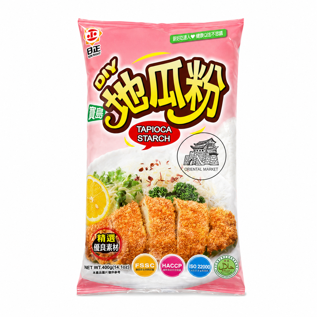 ALMIDÓN DE TAPIOCA *SUN RIGHT* 日正宝岛地瓜粉 400g/35