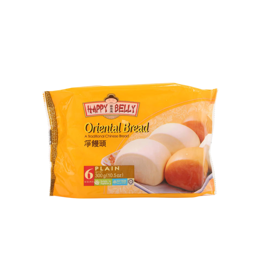 PAN ORIENTAL CONGELADO *HAPPY BELLY* 家乐宝冻净馒头 300g/12