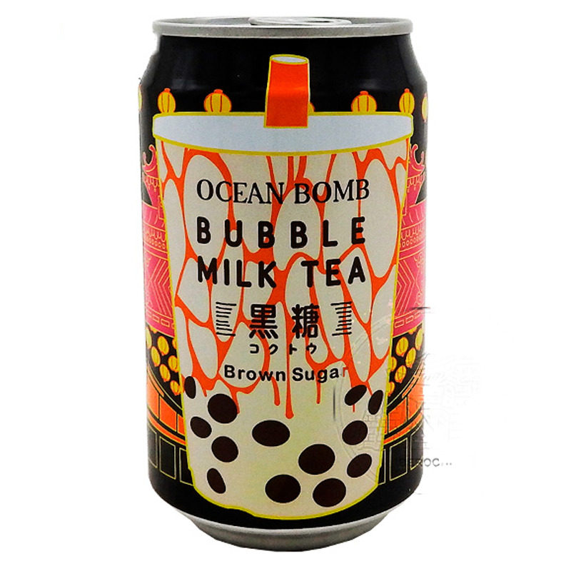 [501768/5B0745] BEBIDA TÉ AZUCAR MORENO *OCEAN BOMB* 黑糖珍珠奶茶 315ml/24