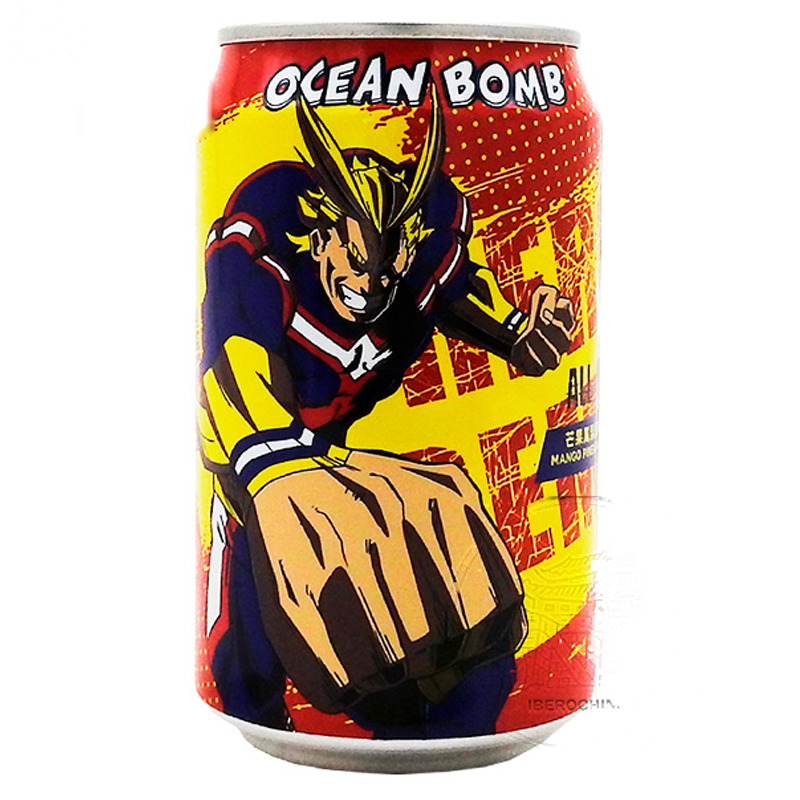[501743/5B0832] BEBIDA MANGO PIÑA (ALL MIGHT) *OCEAN BOMB* 芒果凤梨风味汽泡水 330ml/24