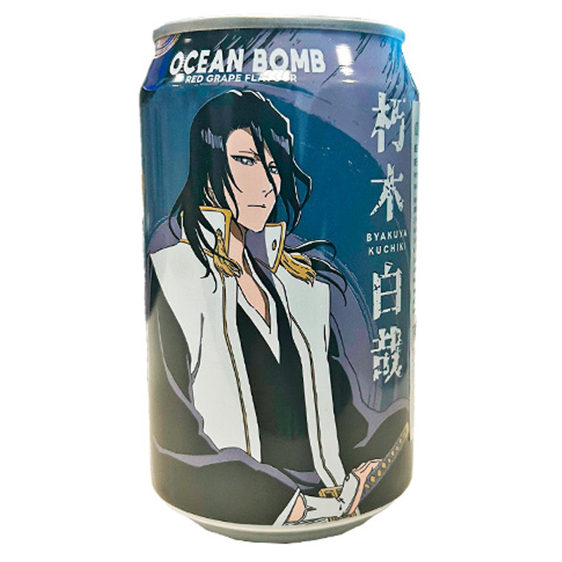 [501799/5B0831] BEBIDA UVA ROJA *OCEAN BOMB* 红葡萄味汽泡水 330ml/24