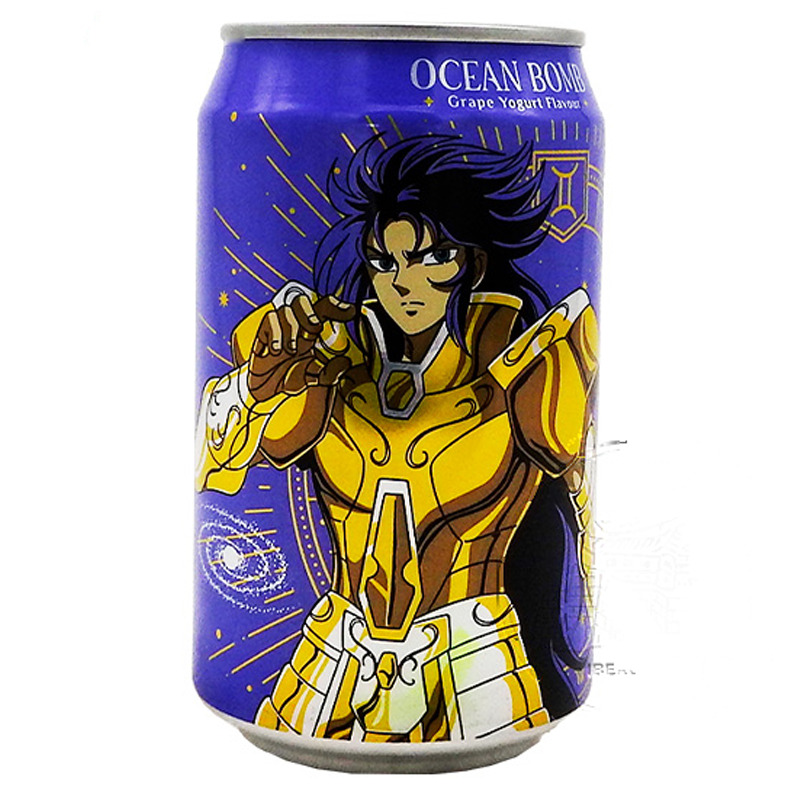 [501734/5B0827] BEBIDA LACTADO UVA *OCEAN BOMB* 葡萄乳酸風味汽泡水 330ml/24