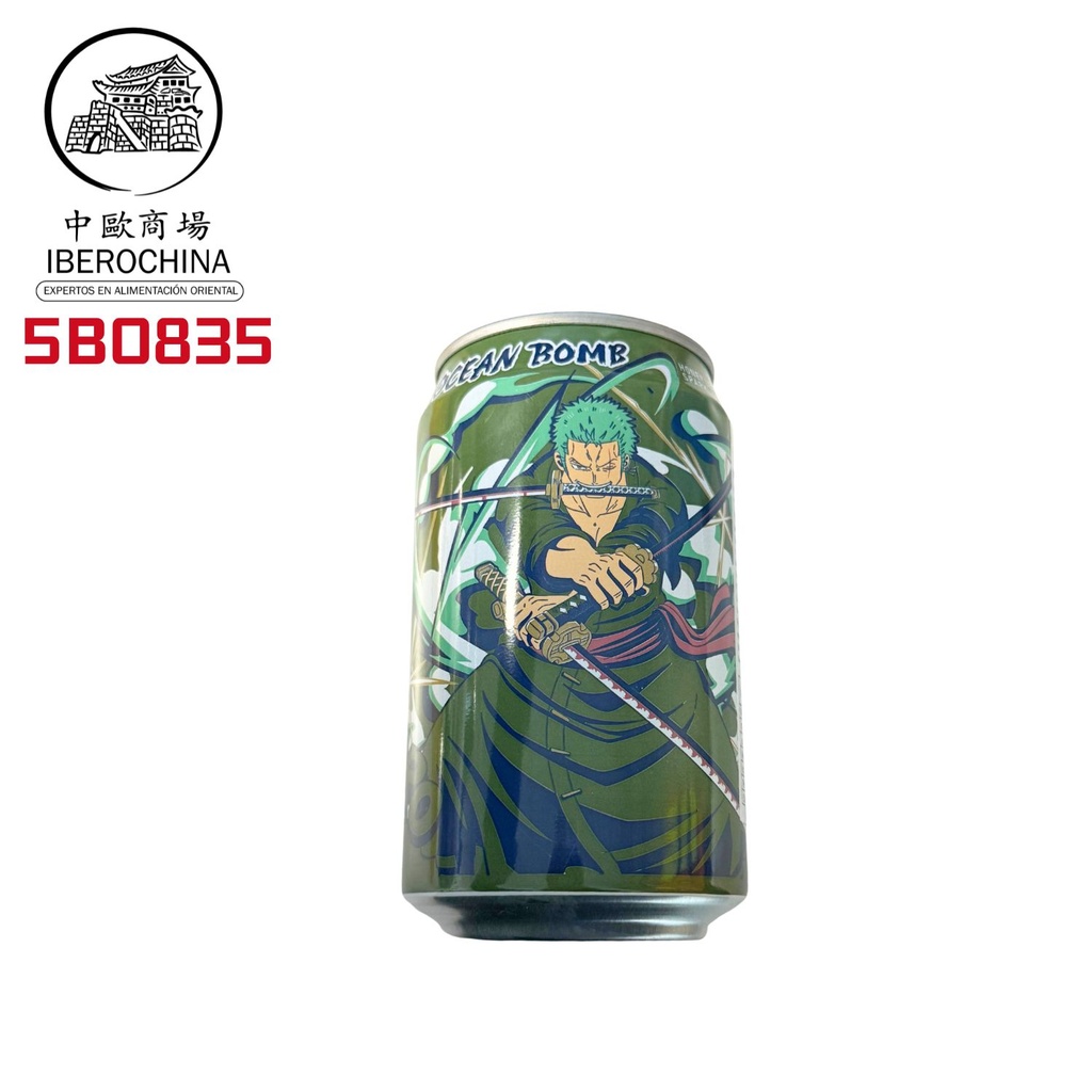 BEBIDA LIMÓN MIEL *OCEAN BOMB* 蜂蜜柠檬风味汽泡水 330ml/24