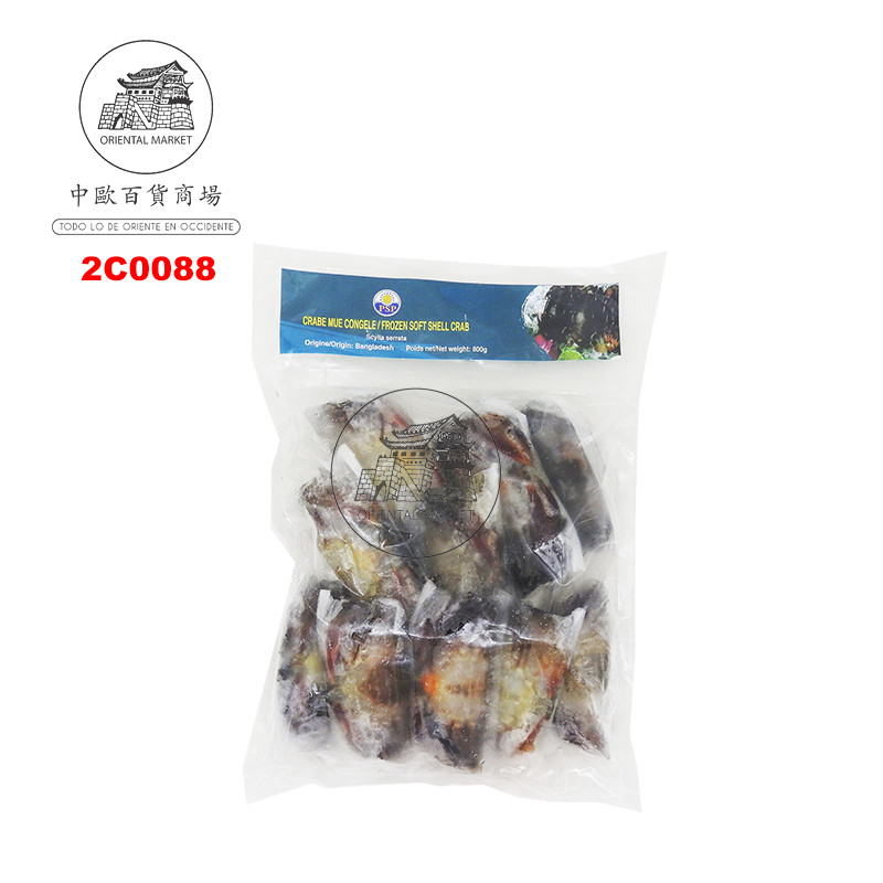 CANGREJO BLANDO *PSP* 冻软壳蟹 800g/10