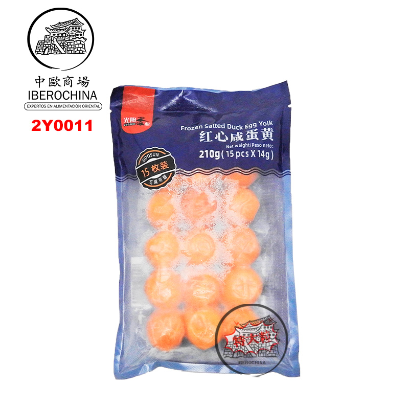 YEMA HUEVO PATO SALADO (15P) 光阳红心咸蛋黄 210g/42