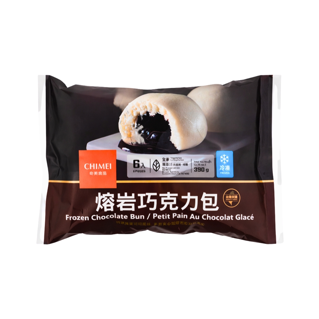 BOLLO CHOCOLATE CONGELADO *CHIMEI* 奇美冻熔岩巧克力包 390g/6u/15