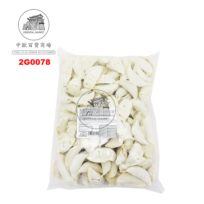 GYOZA CERDO CHIVE CONGELADA *MENGFU* 蒙福冻日式韭菜猪肉煎饺 2kg/3