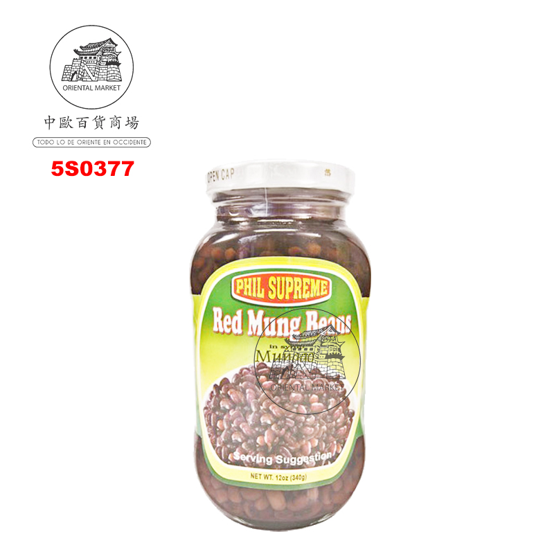 SOJA ROJA COCIDA *PHIL SUPREME* 菲式红豆 340g/12