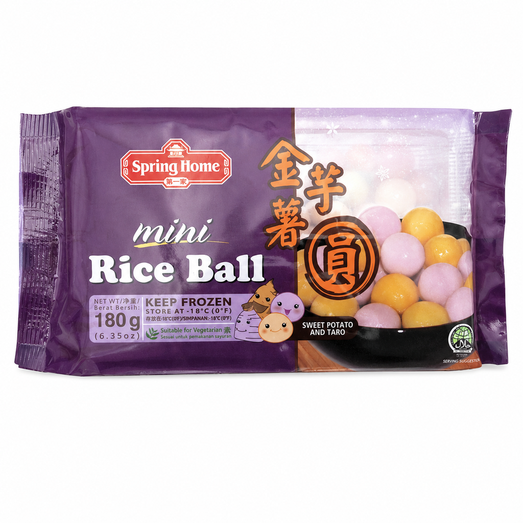 BOLA ARROZ TARO CONGELADA *SPRING HOME* 第一家冻香芋小汤圆 180g/24