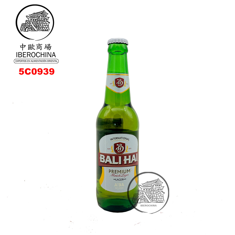 CERVEZA PREMIUM (4,9%) *BALI HAI* 印尼巴厘海啤酒 330ml/24