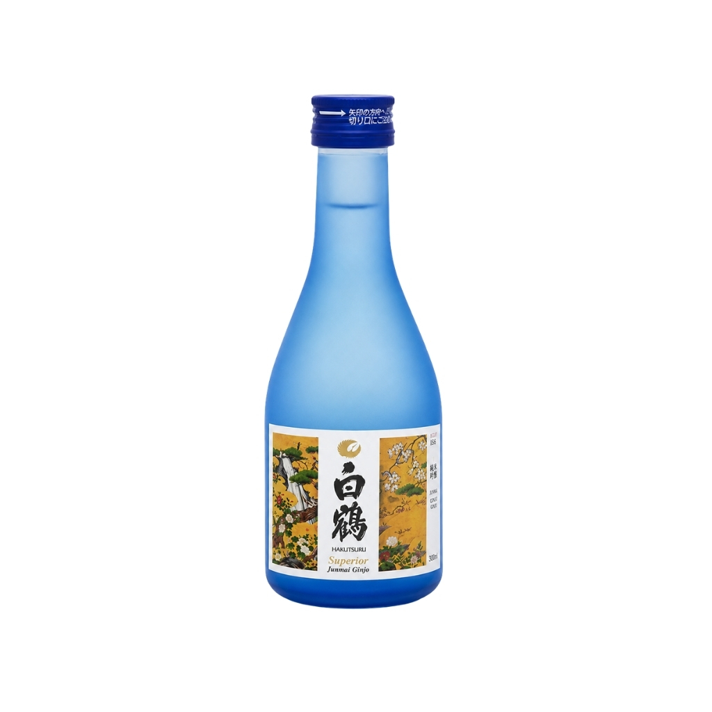SAKE (14,5%) GINJO AZUL *HAKUTSURU* 白鹤蓝标纯米清酒 300ml/12