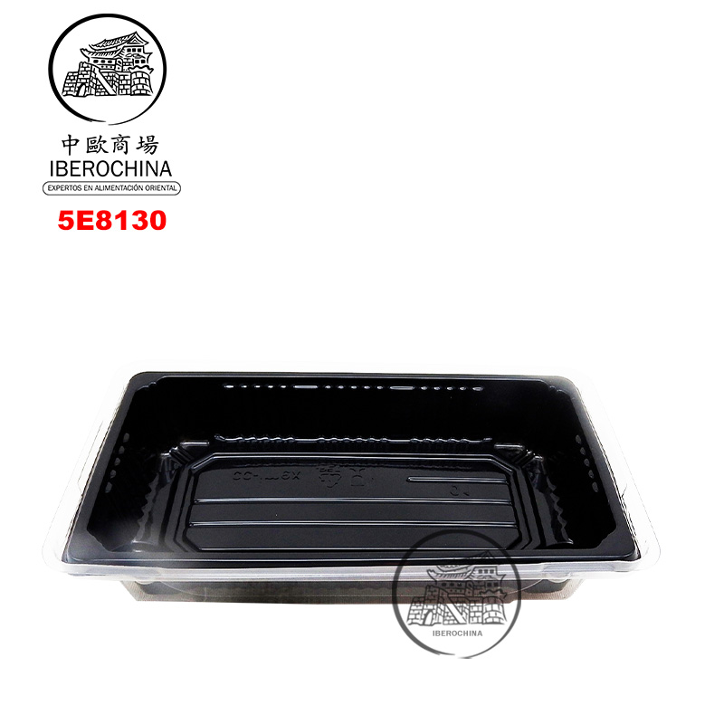 ENVASE SUSHI NEGRO 纯黑色(B-01)(0.4)寿司盒 600u/1 (160*90*50mm)