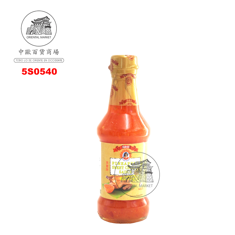 SALSA PIÑA DULCE *SUREE* 素丽甜菠萝酱 295ml/12