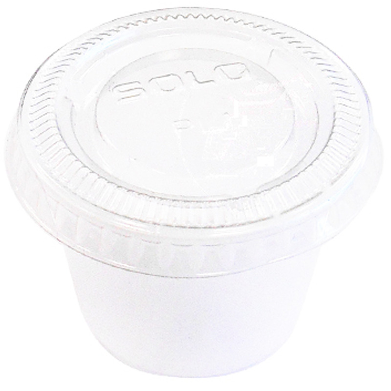 [900525/5S0598] SALSERO CON TAPA (1OZ)  带盖塑料酱罐(小包装) 30ml/500
