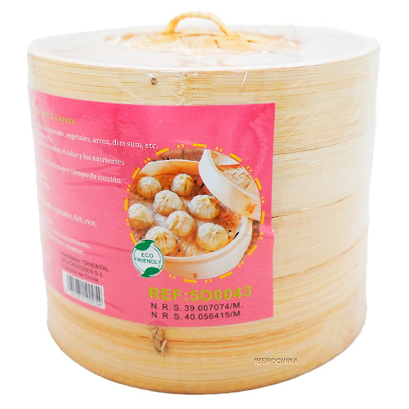 [900444/5O0043] VAPORERA BAMBU 6.5'' (16.3cm) 套裝竹蒸笼 /24