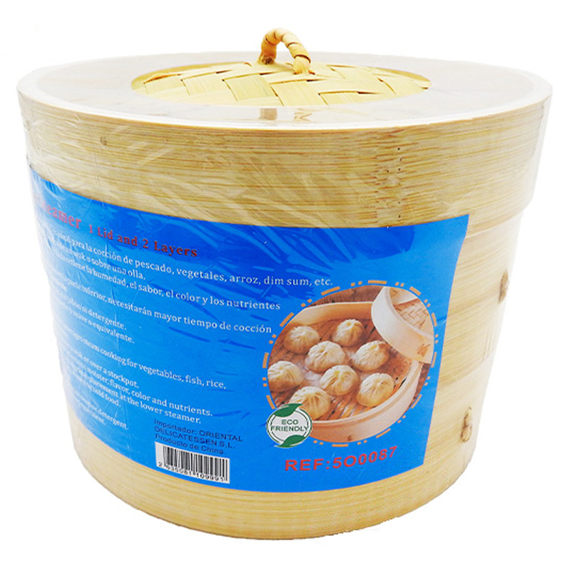 [900456/5O0087] VAPORERA BAMBU 7'' (18cm)  套裝竹蒸笼 /24