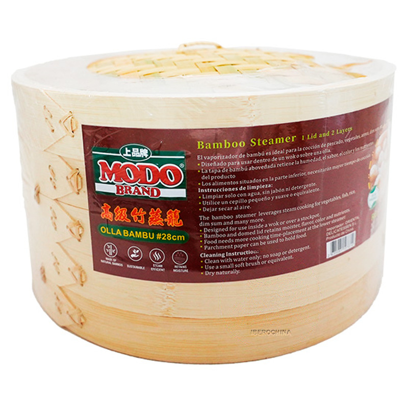 [900451/5O0059] VAPORERA BAMBU 11''(28cm) 套裝竹蒸笼 /12