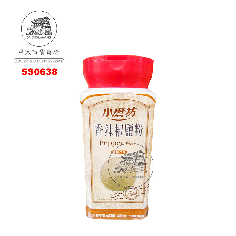 [502690/5S0638] SAZONADOR PIMIENTA SALADA *TOM* 小磨坊香辣椒盐粉 420g/12