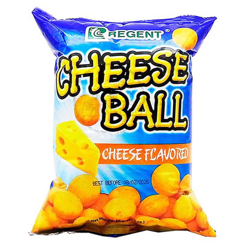 [501882/5C0932] CHIPS CHEESE BOLA *REGENT* 菲芝士球 60g/50