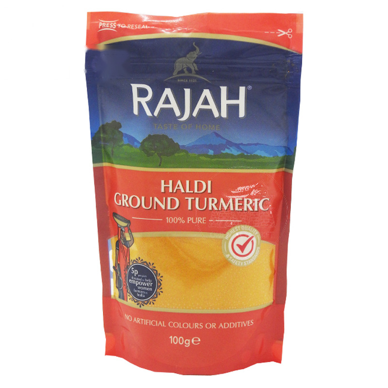 [501955/5C0215] CONDIMENTOS CURCUMA MOLIDA *RAJAH* 印度姜黃粉 100g/10