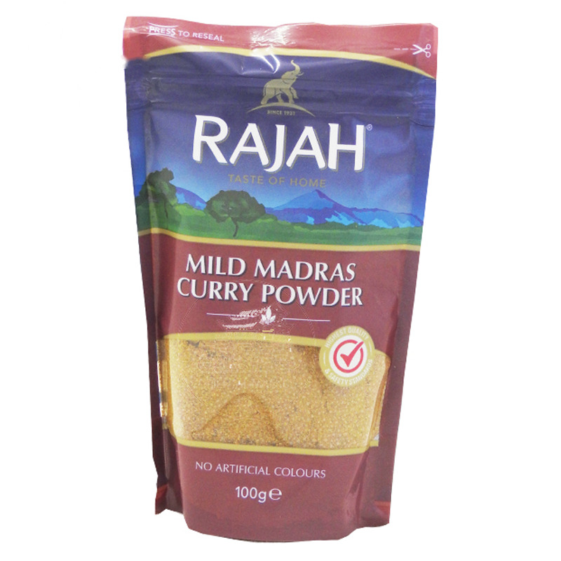 [501981/5C0063] CURRY MADRAS SUAVE *RAJAH* 印度微辣咖哩粉 100g/10