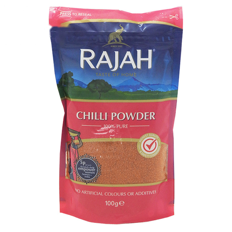 [501873/5C0160] CHILI POLVO *RAJAH* 印度辣椒粉 100g/10