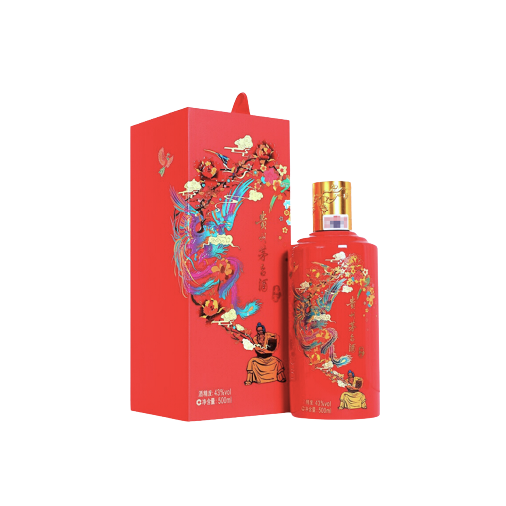 AGUARDIENTE (43%) XIYANHONG *MOUTAI* 茅台飞天喜宴红 500ml/6